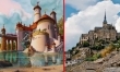 Znajdujące się we Francji Wzgórze Świętego Michała posłużyło za inspirację do narysowania zamku Księcia Eryka w "Małej Syrence"