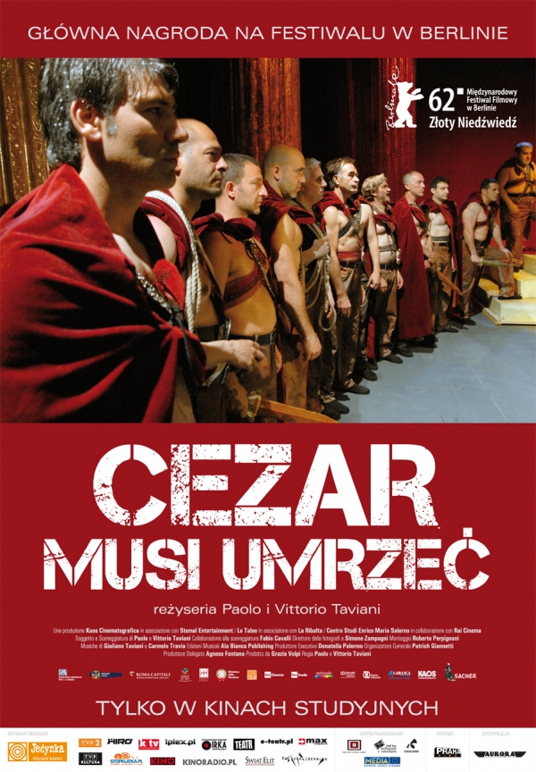 Cezar musi umrzeć - polski plakat