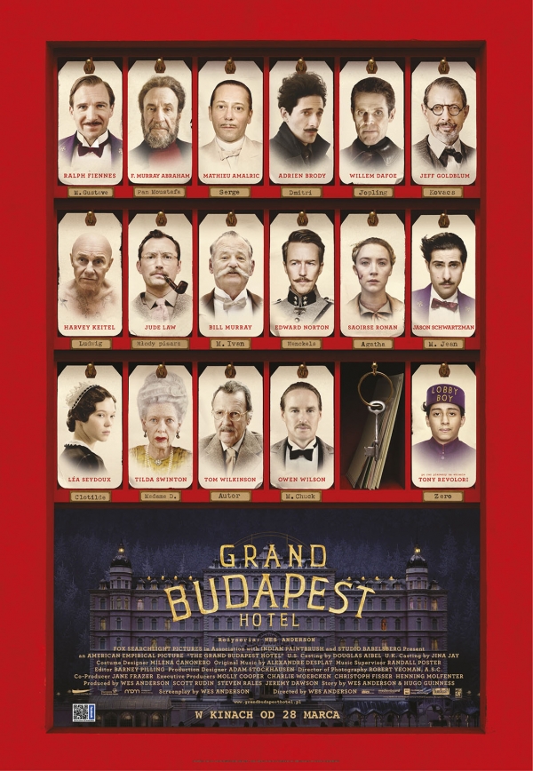Grand Budapest Hotel - polski plakat