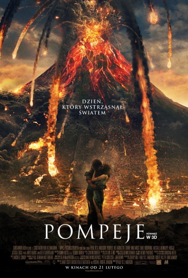 Pompeje - polski plakat