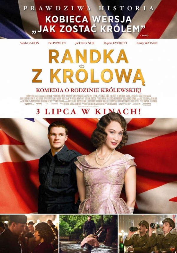 Randka z królową - polski plakat