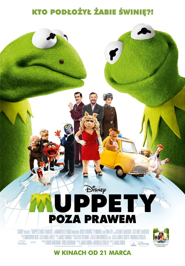 Muppety: Poza prawem - polski plakat