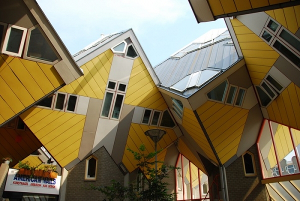 Kubus woningen, Rotterdam, Holandia