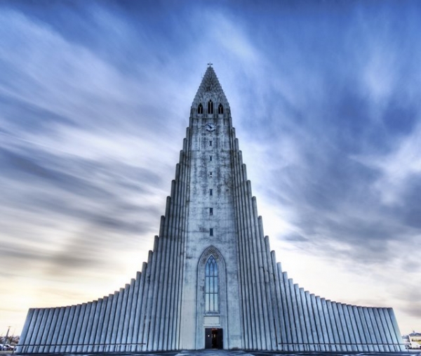 The Church of Hallgrimur, Rejkjawik, Islandia