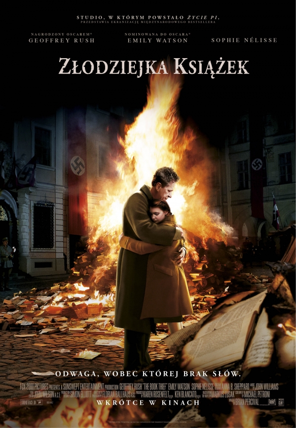 Złodziejka książek - polski plakat