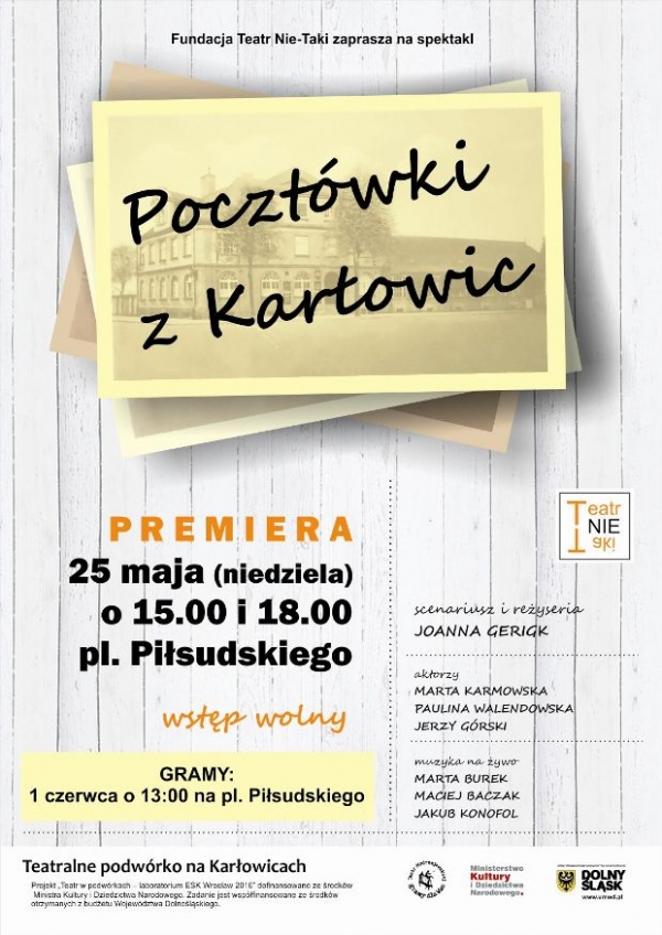 Pocztówki z Karłowic - plakat