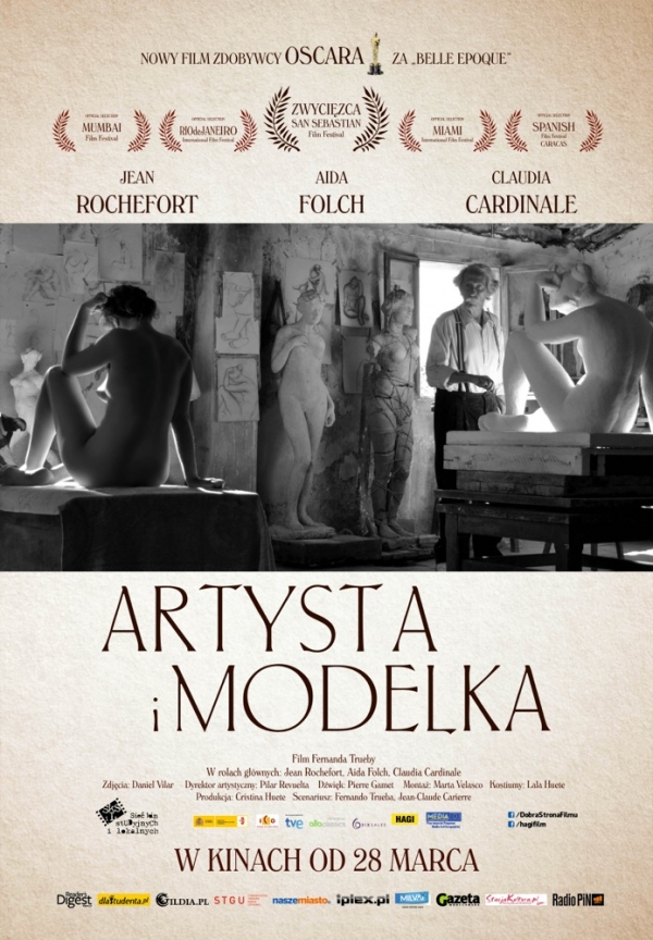Artysta i modelka - polski plakat
