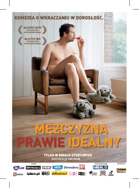 Mężczyzna prawie idealny - polski plakat