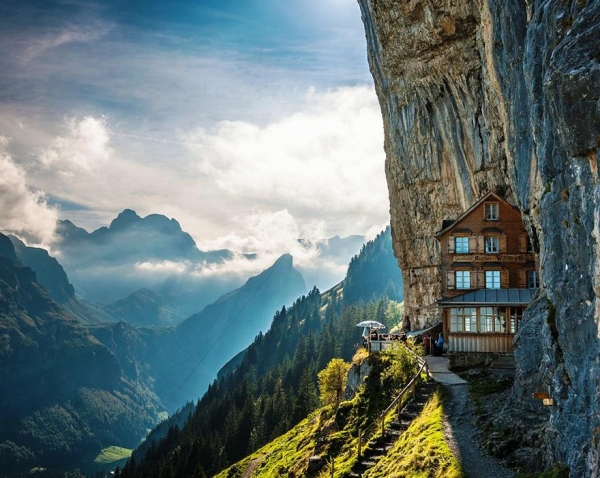 Äscher Cliff, Szwajcaria