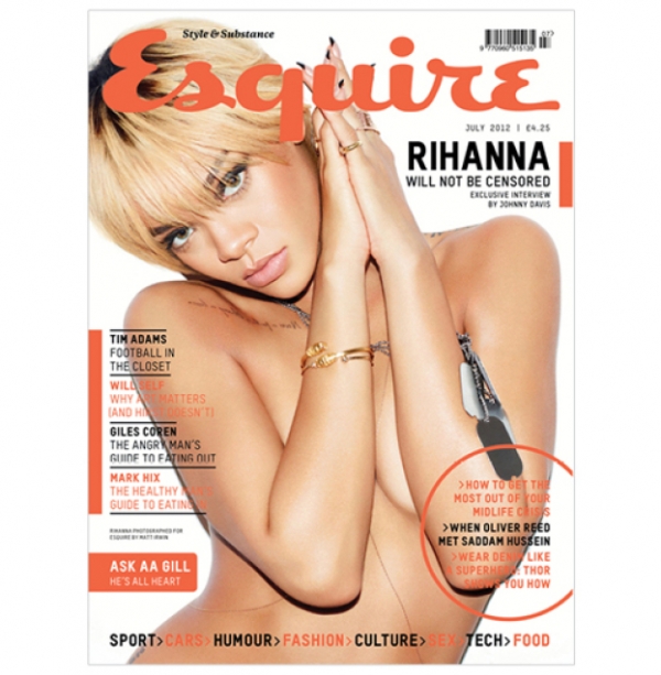 Rihanna  pokazuje co nieco w Esquire  - Zdjęcie nr 1
