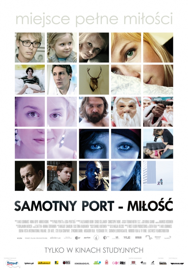 Samotny port - miłość - polski plakat