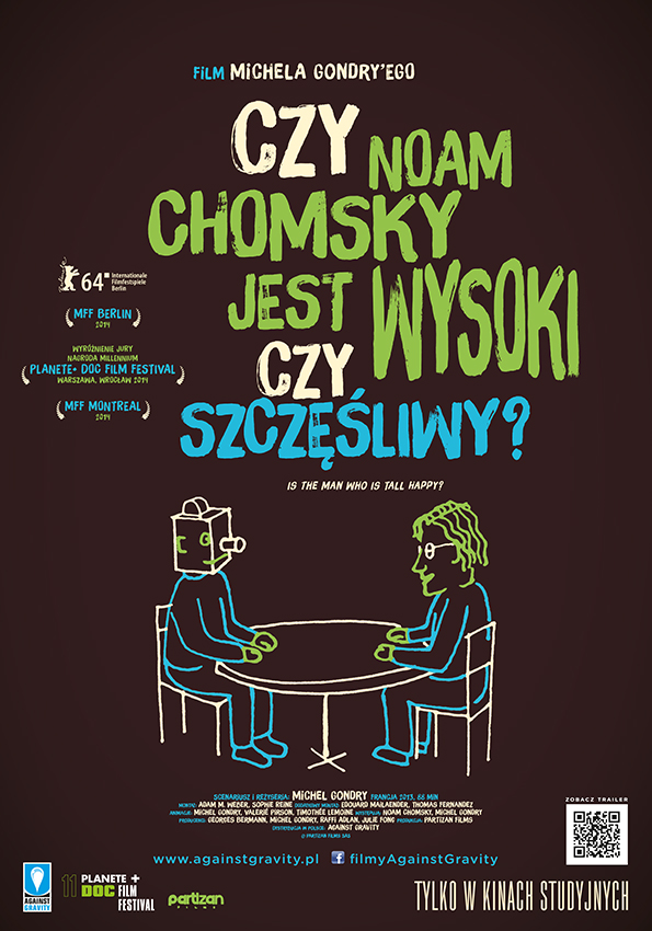 Czy Noam Chomsky jest wysoki czy szczęśliwy? - polski plakat
