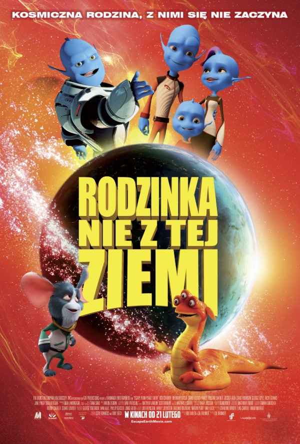 Rodzinka nie z tej Ziemi - polski plakat