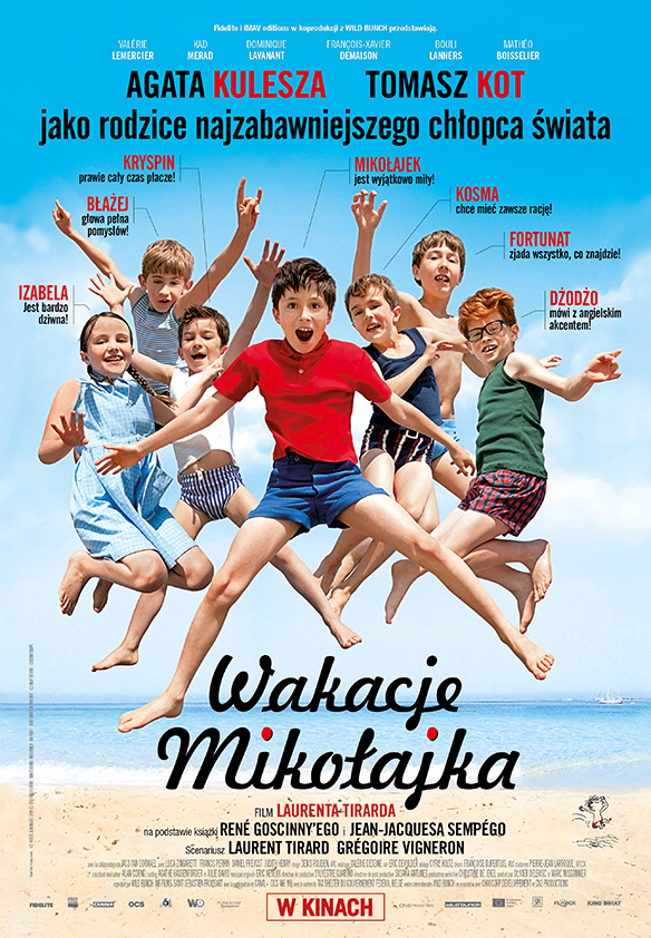 Wakacje Mikołajka - polski plakat