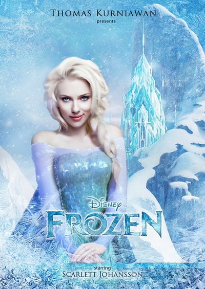 Scarlett Johansson jako Elsa z 