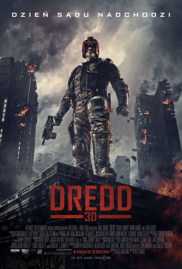 Dredd 3D - polski plakat