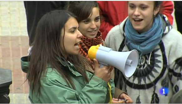 Hiszpańscy studenci protestują przeciwko Dekretowi 3 plus 1  - Zdjęcie nr 2