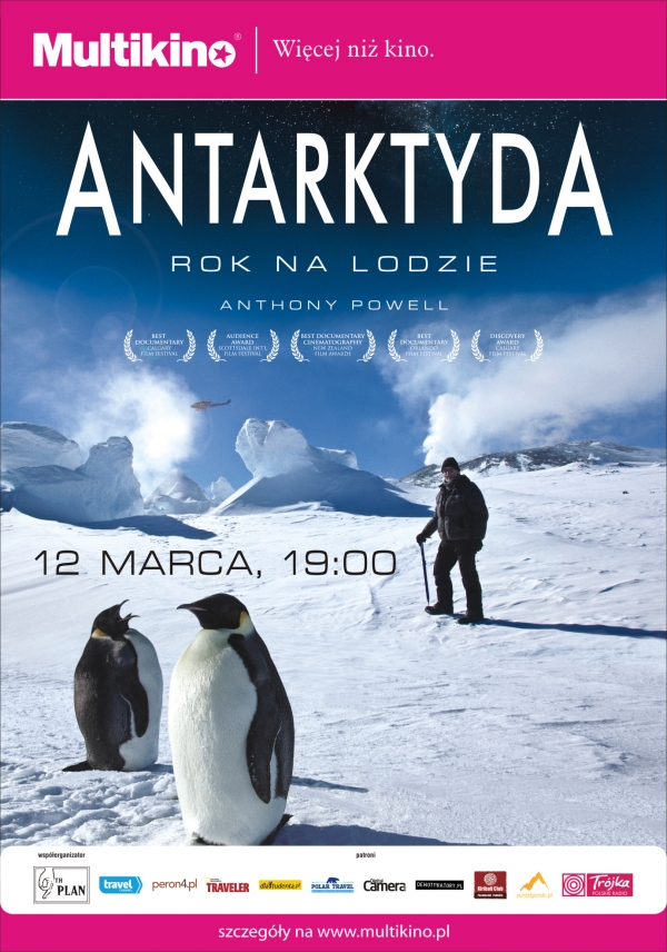 Antarktyda: Rok na lodzie - polski plakat