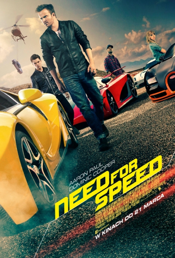 Need for Speed - polski plakat