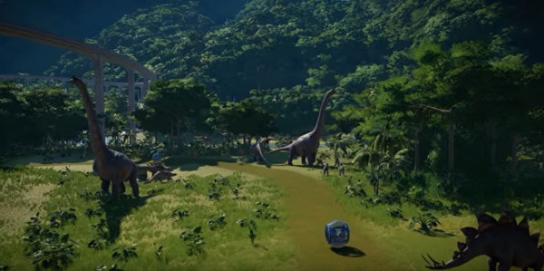 Jurassic World Evolution - najlepsze gry o dinozaurach