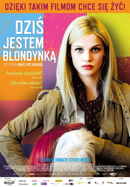 Dziś jestem blondynką - polski plakat