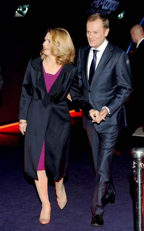 Donald Tusk z żoną Małgorzatą