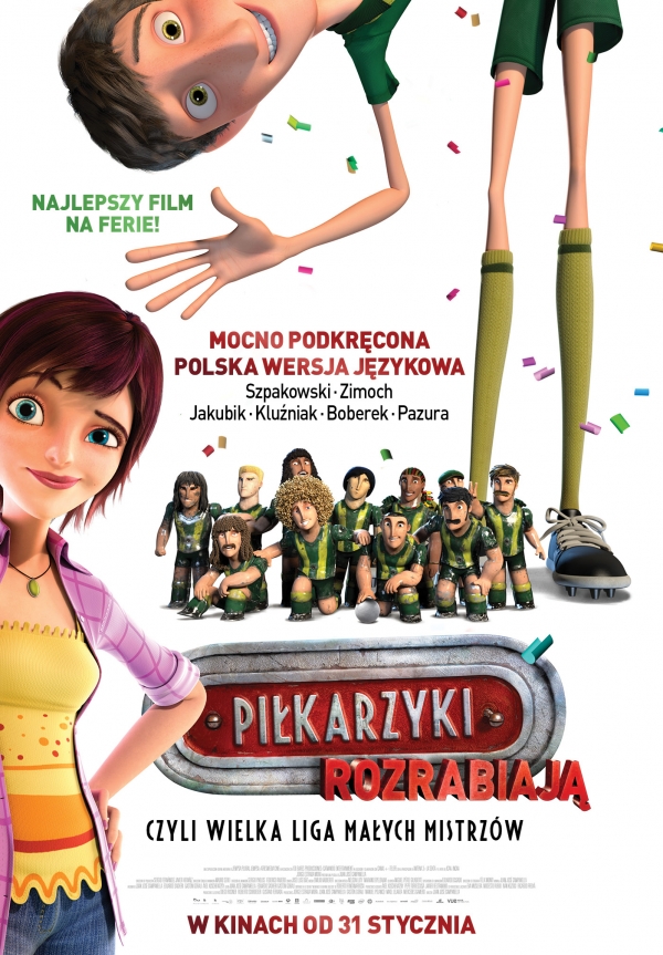 Piłkarzyki rozrabiają, czyli wielka liga małych mistrzów - polski plakat
