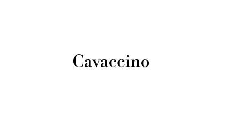 Cavaccino