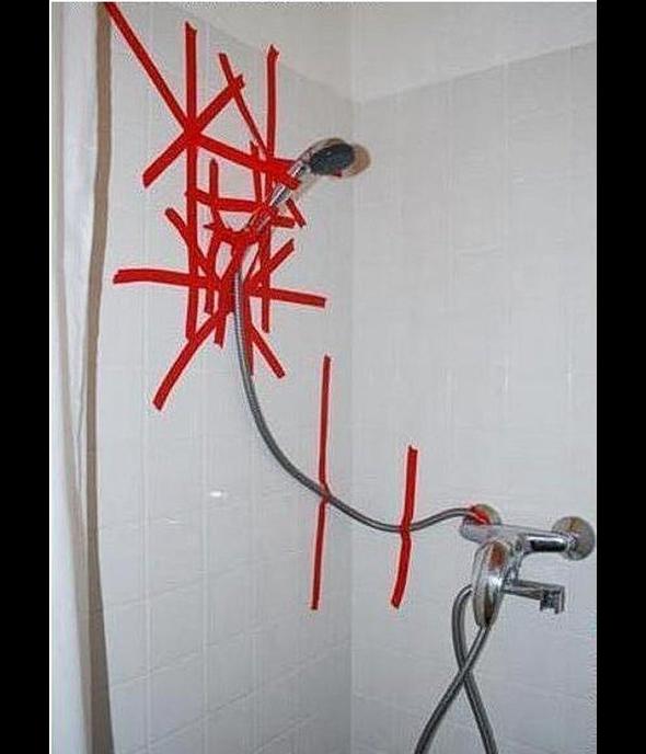 Gdy brakuje Ci czegoś pod prysznicem, a masz 10 lvl majsterkowicza.