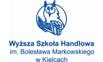 Logo Wyższa Szkoła Handlowa im. Bolesława Markowskiego w Kielcach