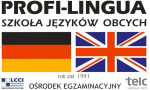 Logo Profi-Lingua Szkoła Języków Obcych