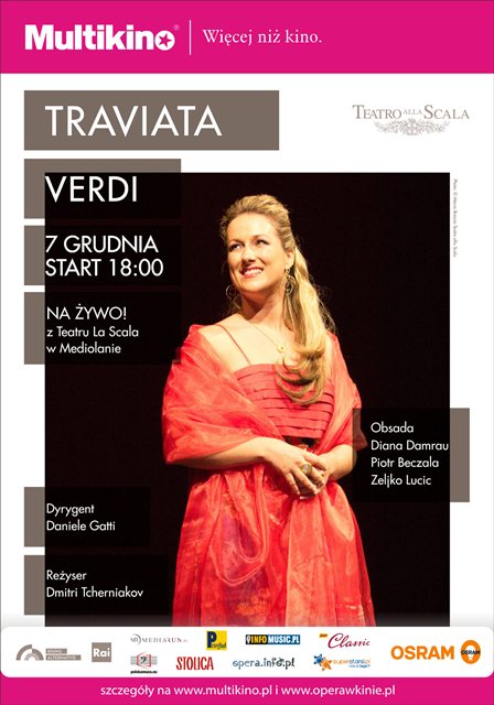 „Traviata” na żywo z La Scali 