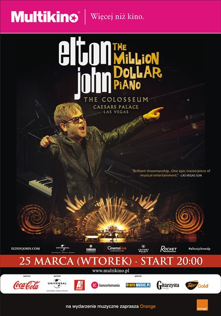 Elton John i jego Fortepian wart milion dolarów w Multikinie!