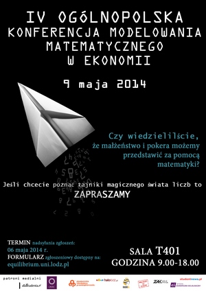 Konferencja "Modelowanie matematyczne w ekonomii"