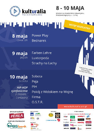 II Podkarpacki Festiwal "KultURalia": PEJA, PIH, SOBOTA, POKÓJ Z WIDOKIEM NA WOJNĘ, FIRM