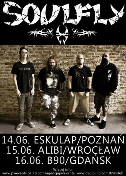 Soulfly + support (Lody Kong)