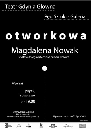 Wernisaż wystawy "Otworkowa" Magdaleny Nowak