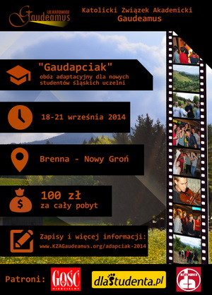 "Gaudapciak" - obóz adaptacyjny dla nowych studentów śląskich uczelni