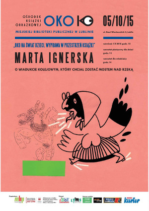 Marta Ignerska w Ośrodku Książki Obrazkowej Miejskiej Biblioteki Publicznej 