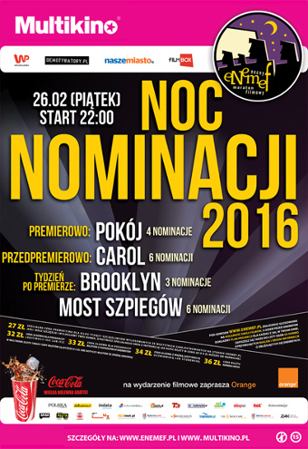 ENEMEF: Noc nominacji 2016