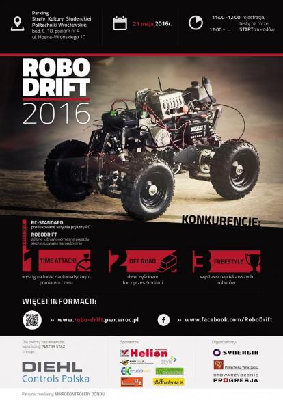 RoboDrift 2016 - roboty, wyścigi, zabawa!