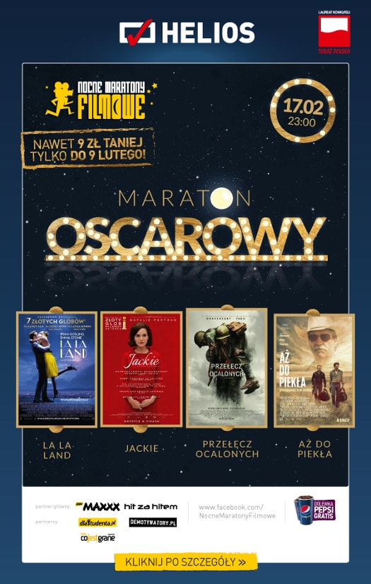 Maraton Oscarowy w kinach Helios