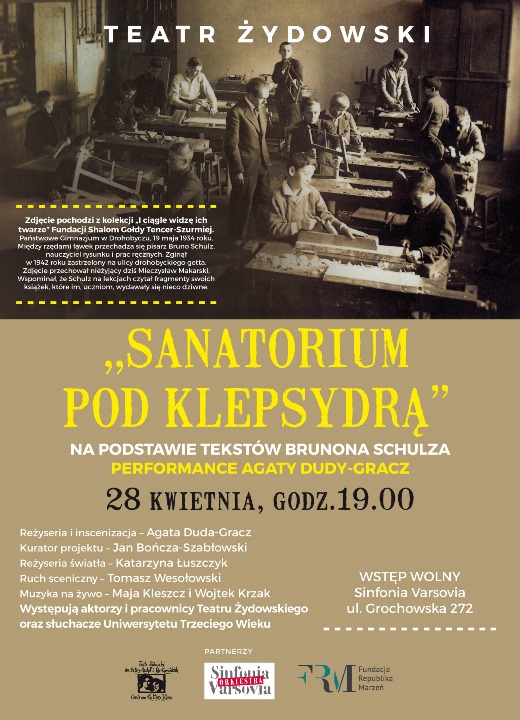 "Sanatorium pod Klepsydrą" - performance Agaty Dudy-Gracz
