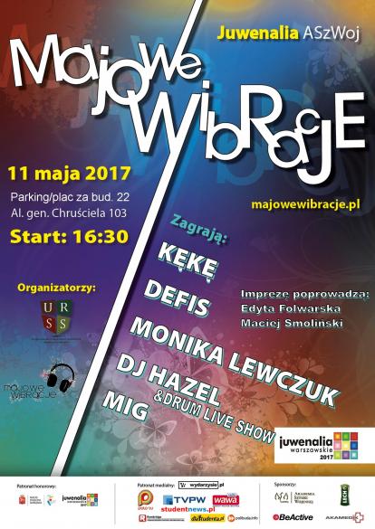 Juwenalia ASzWoj - Majowe Wibracje 2017 - koncerty