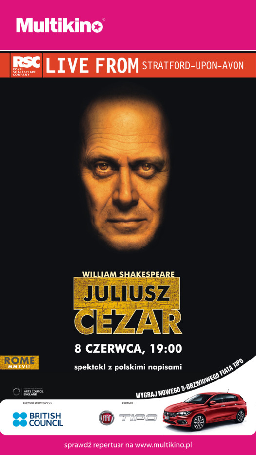 "Julisz Cezar" z Royal Shakespere Company w Multikinie