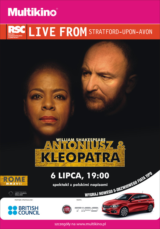 "Antoniusz i Kleopatra" Williama Szekspira w Multikinie
