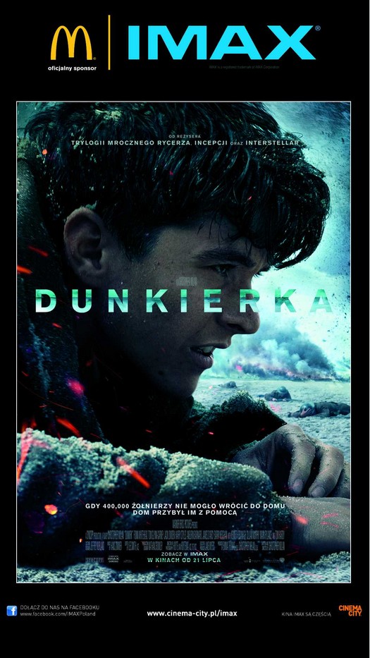 Premiera "Dunkierki" w Cinema City i IMAX