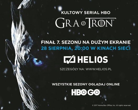 Finałowy odcinek 7. sezonu Gry o Tron w kinach Helios