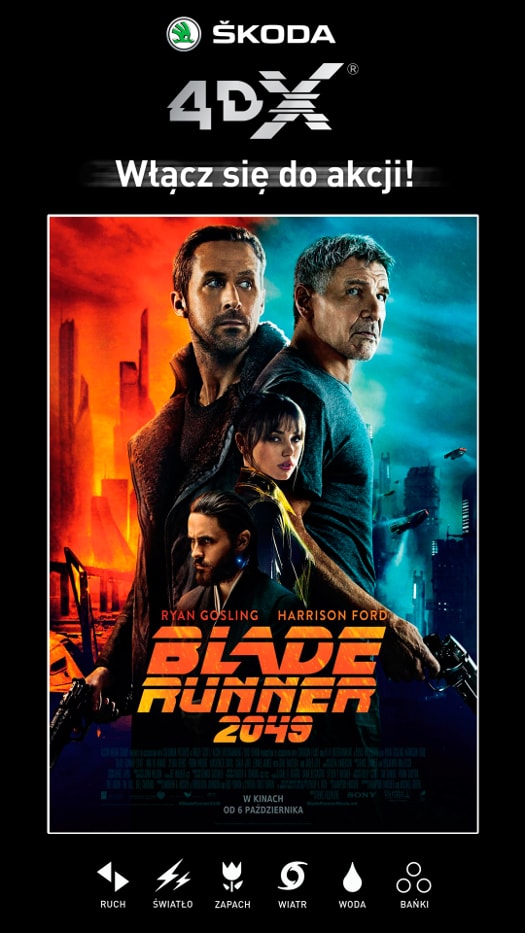 Pokazy przedpremierowe "Blade Runnera 2049" w Cinema City