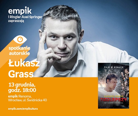 Spotkanie autorskie - Łukasz Grass